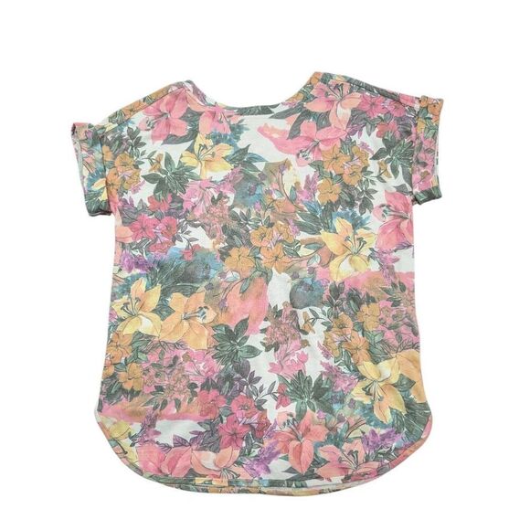 Cupio Women’s Floral Print T-shirt Top Size Small - Picture 1 of 5